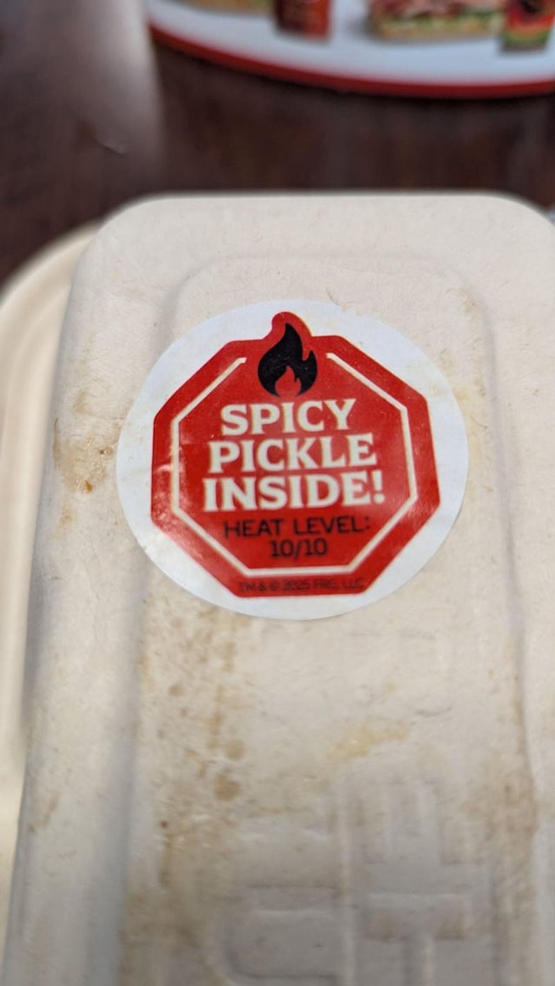 Arby's Spicy Dill Pickles