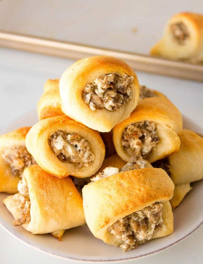 Sausage And Cream Cheese Crescents