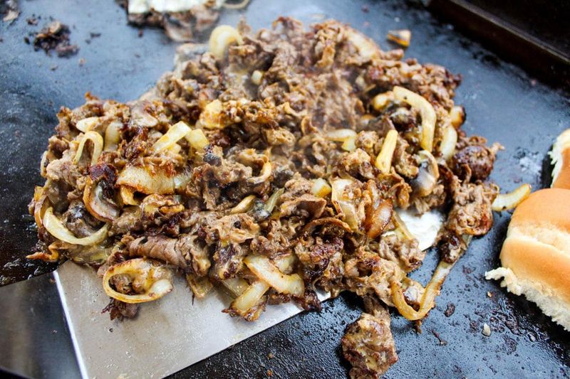 Philly Cheesesteak Flat-Top Style