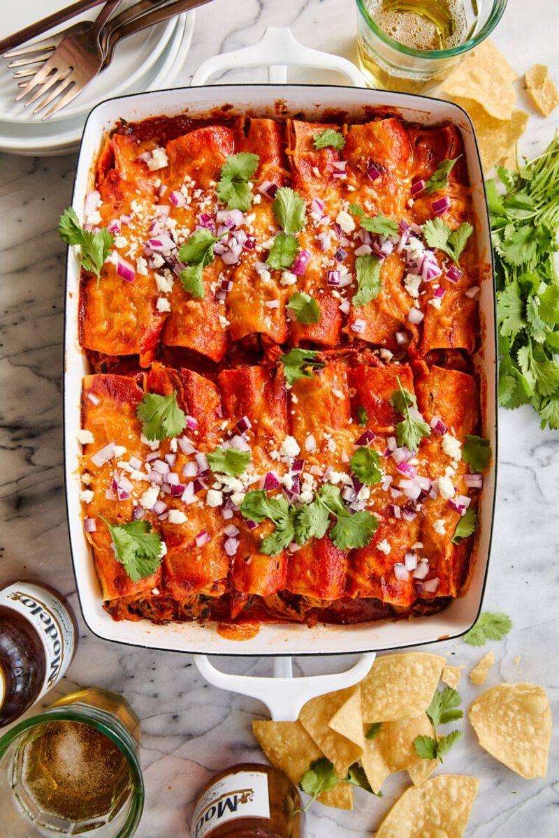 Turkey Enchiladas (Great for leftovers)