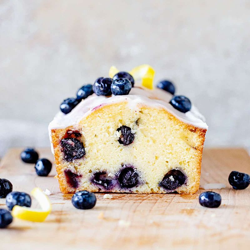 Blueberry Lemon Yogurt Cake