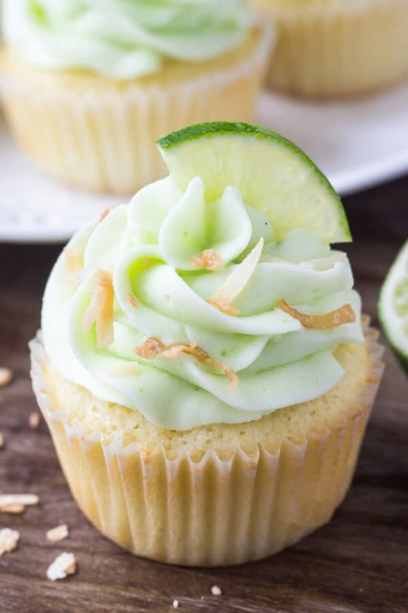 Coconut lime cupcakes