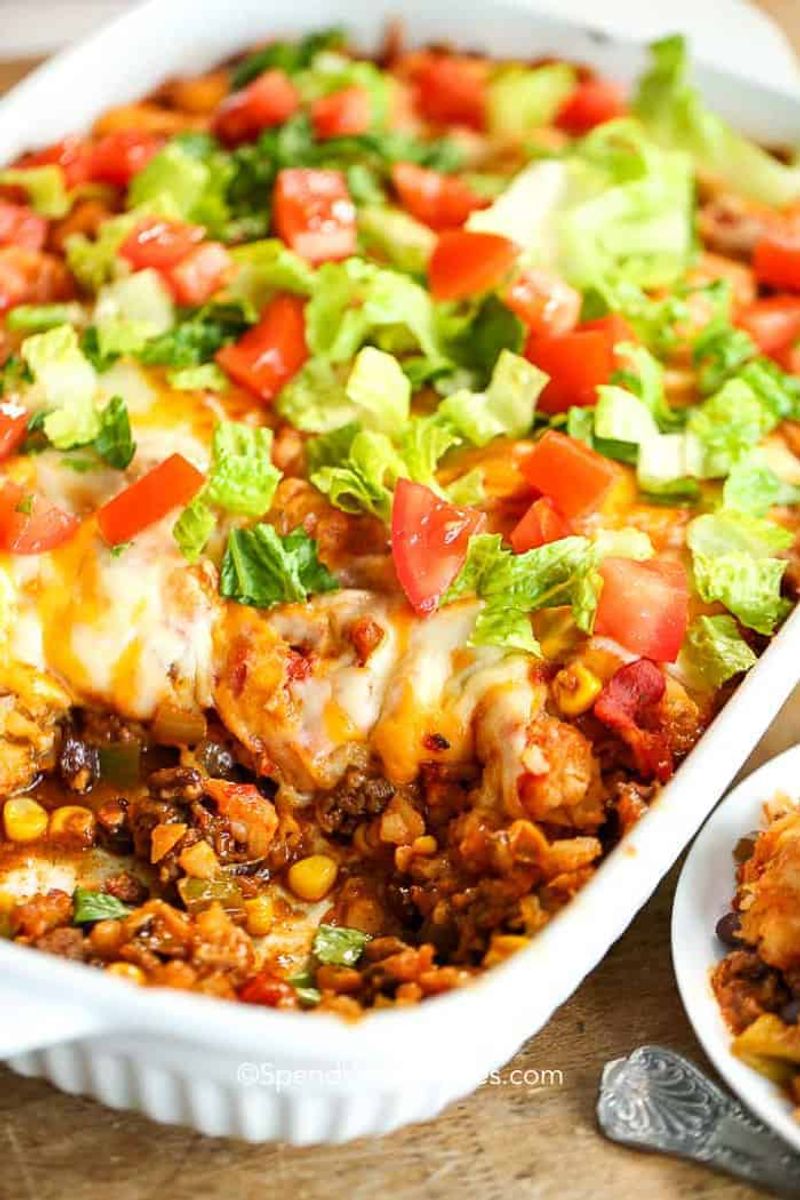Taco Tot Bake