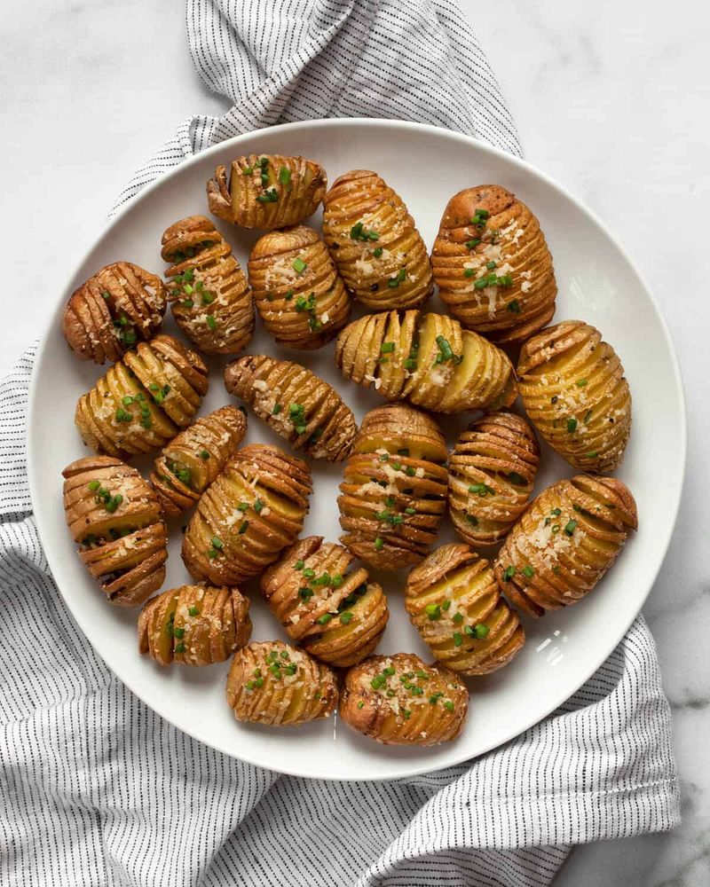 Hasselback Potato Bites