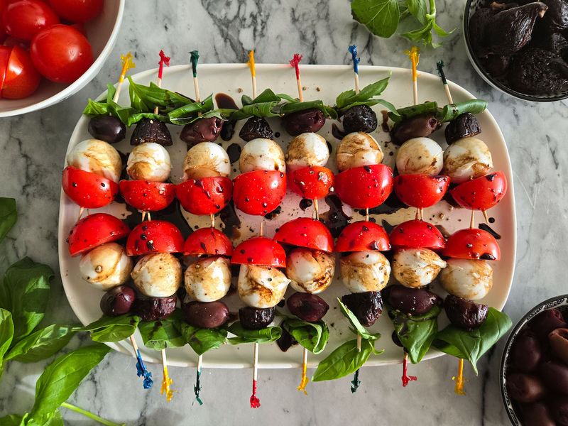 Caprese skewers