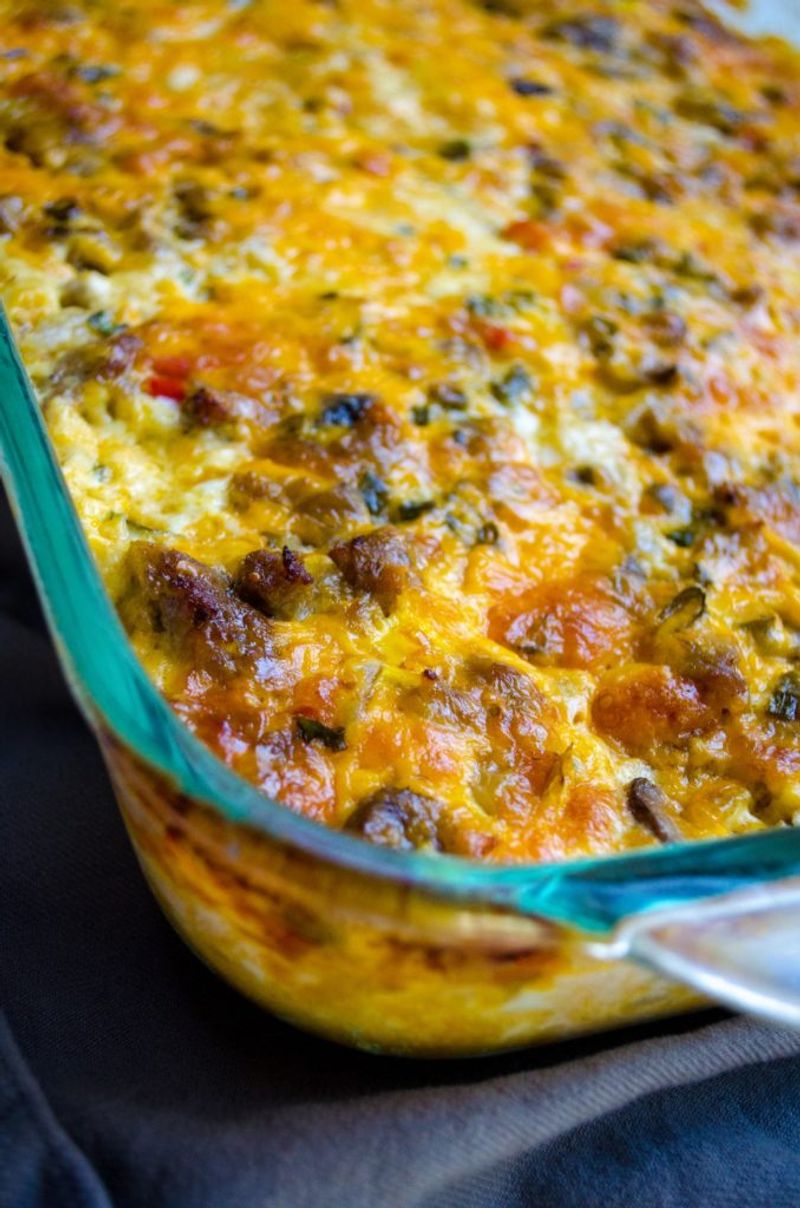 Breakfast Sausage Egg Casserole