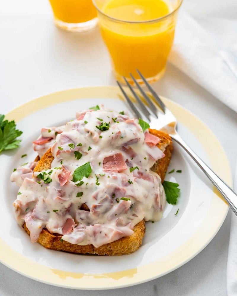 Creamed Chipped Beef on Toast