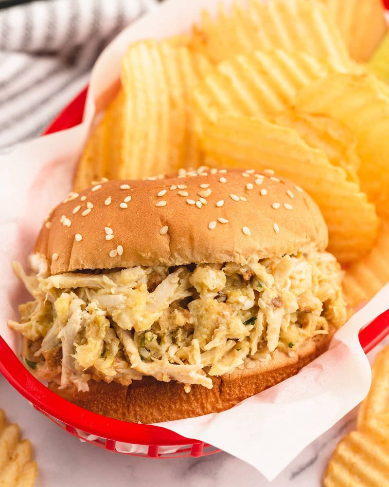 Shredded Chicken Sandwich
