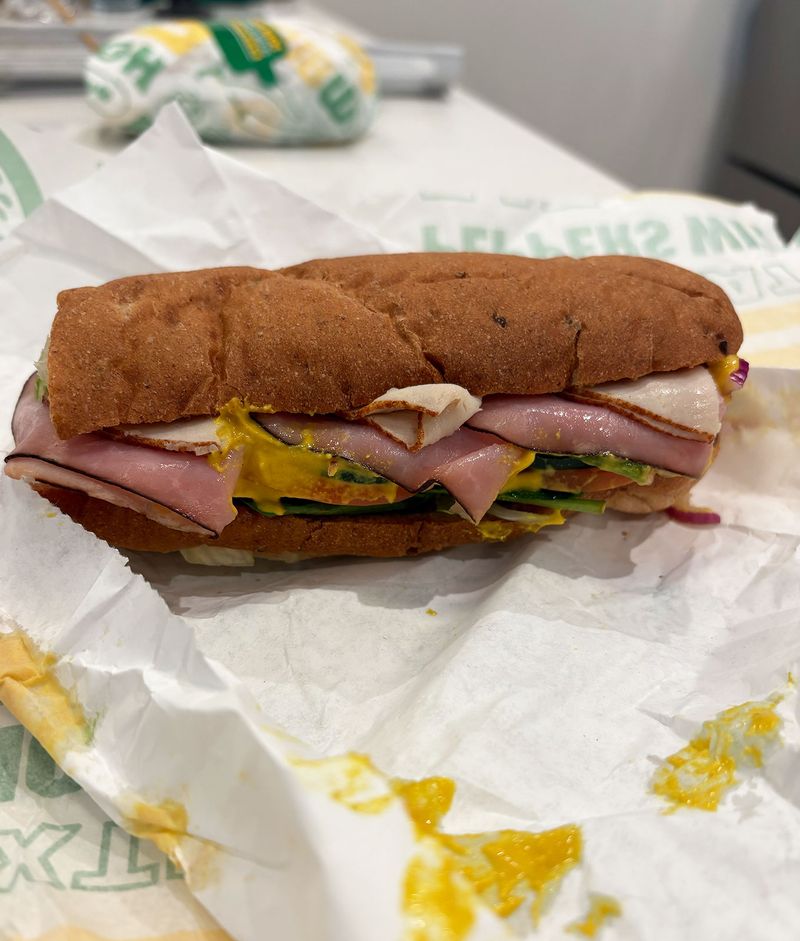 Subway 6-Inch Turkey Veggie Loadout