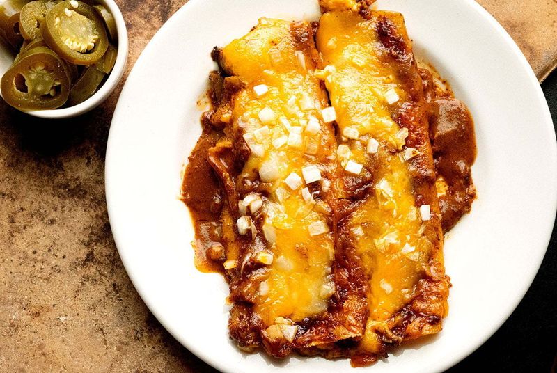 Tex-Mex Cheese Enchiladas