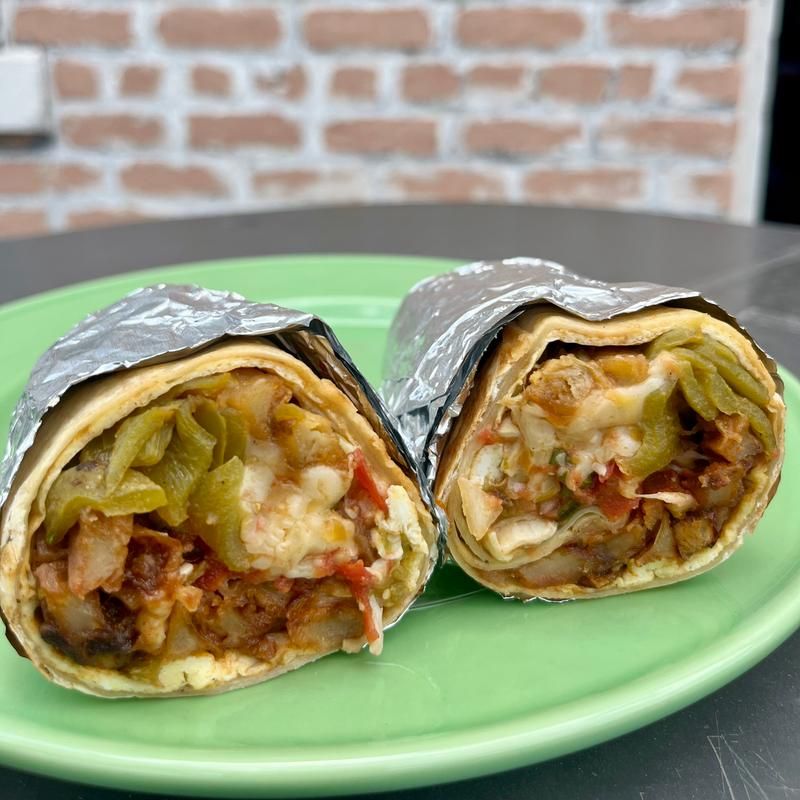 Louisiana: Cajun Shrimp Burrito at Juan's Flying Burrito