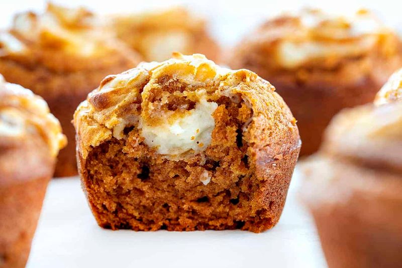 Pumpkin Cream Cheese Muffins