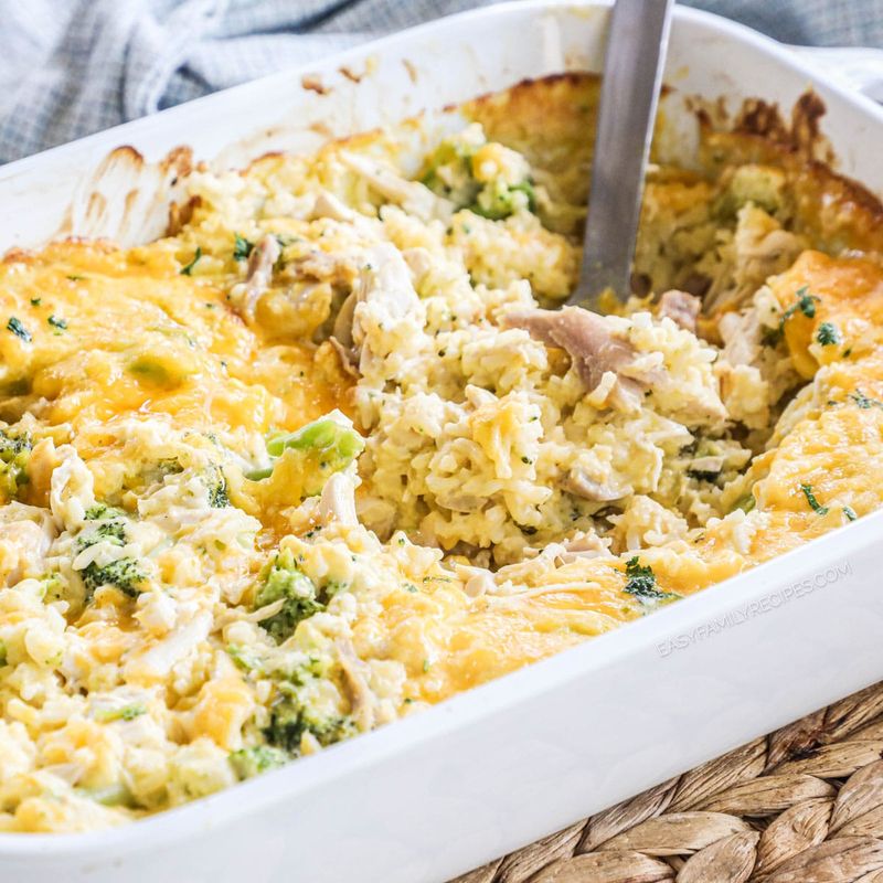 Chicken Broccoli And Rice Casserole
