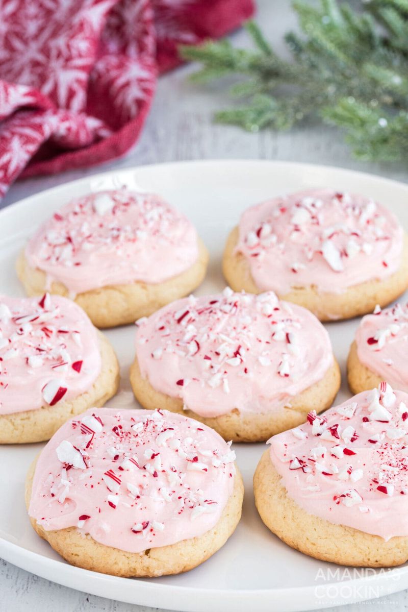Peppermint Shortbread Stars
