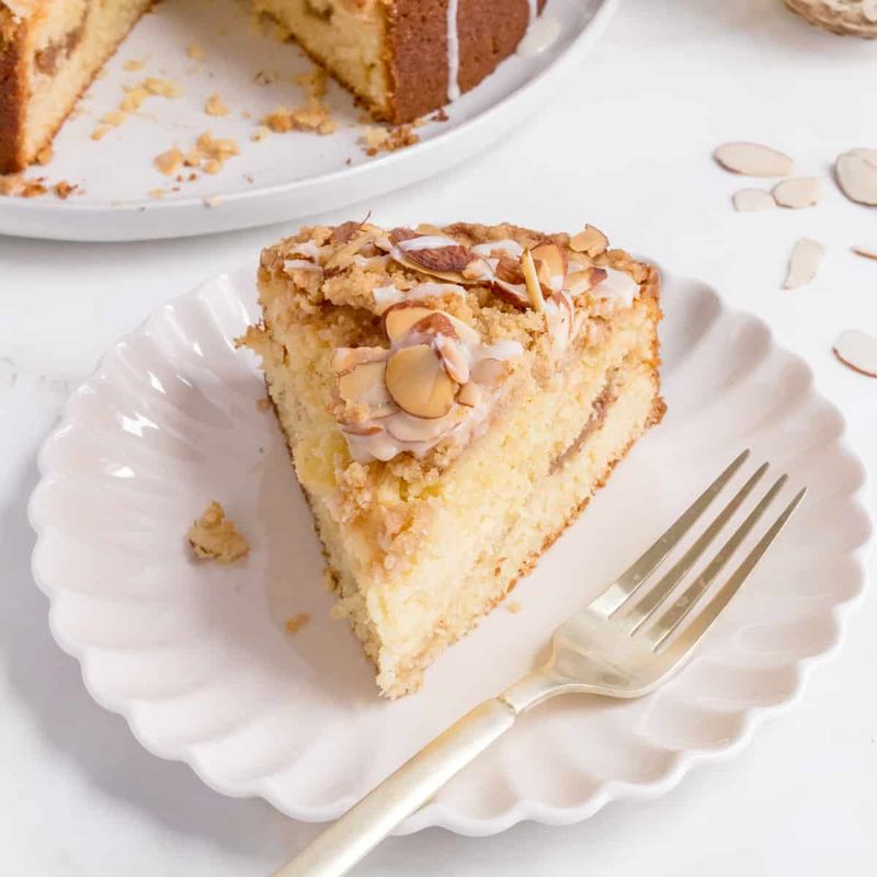 Almond coffee cake