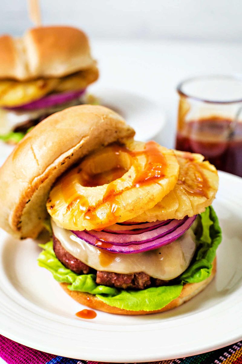 Teriyaki Pineapple Burger