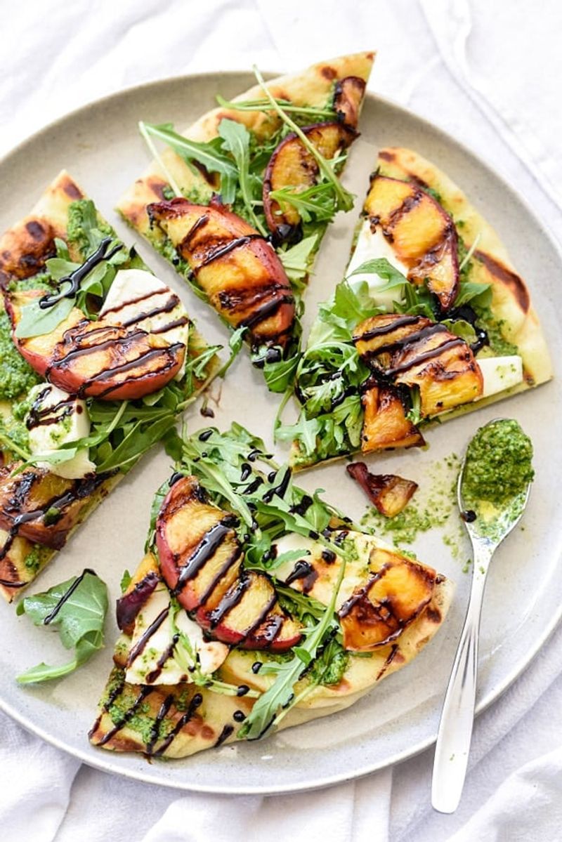 Pea Pesto Chicken Flatbreads
