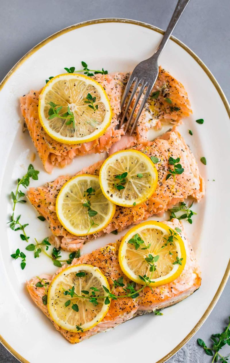 Baked Salmon With Lemon