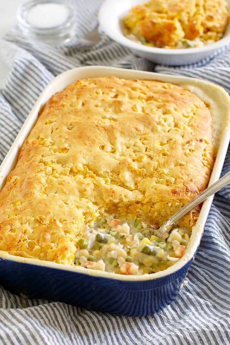 Jiffy Cornbread Crust Pot Pie