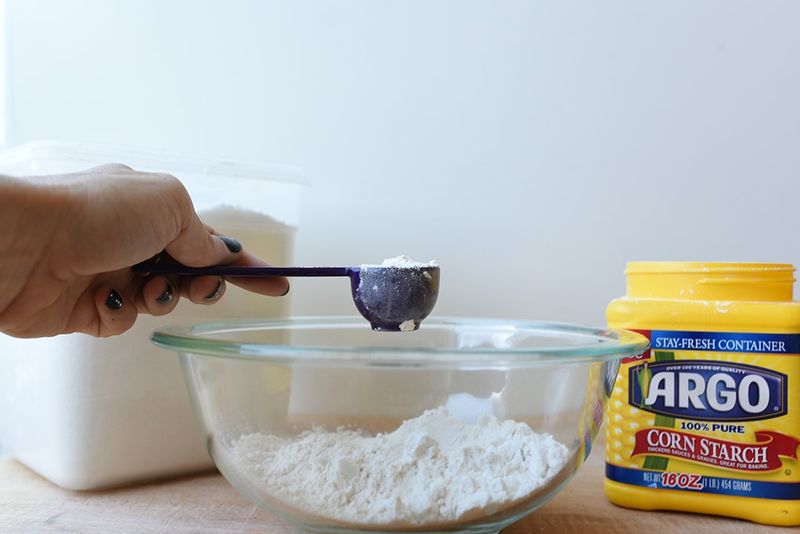Cake flour → All-purpose flour + cornstarch