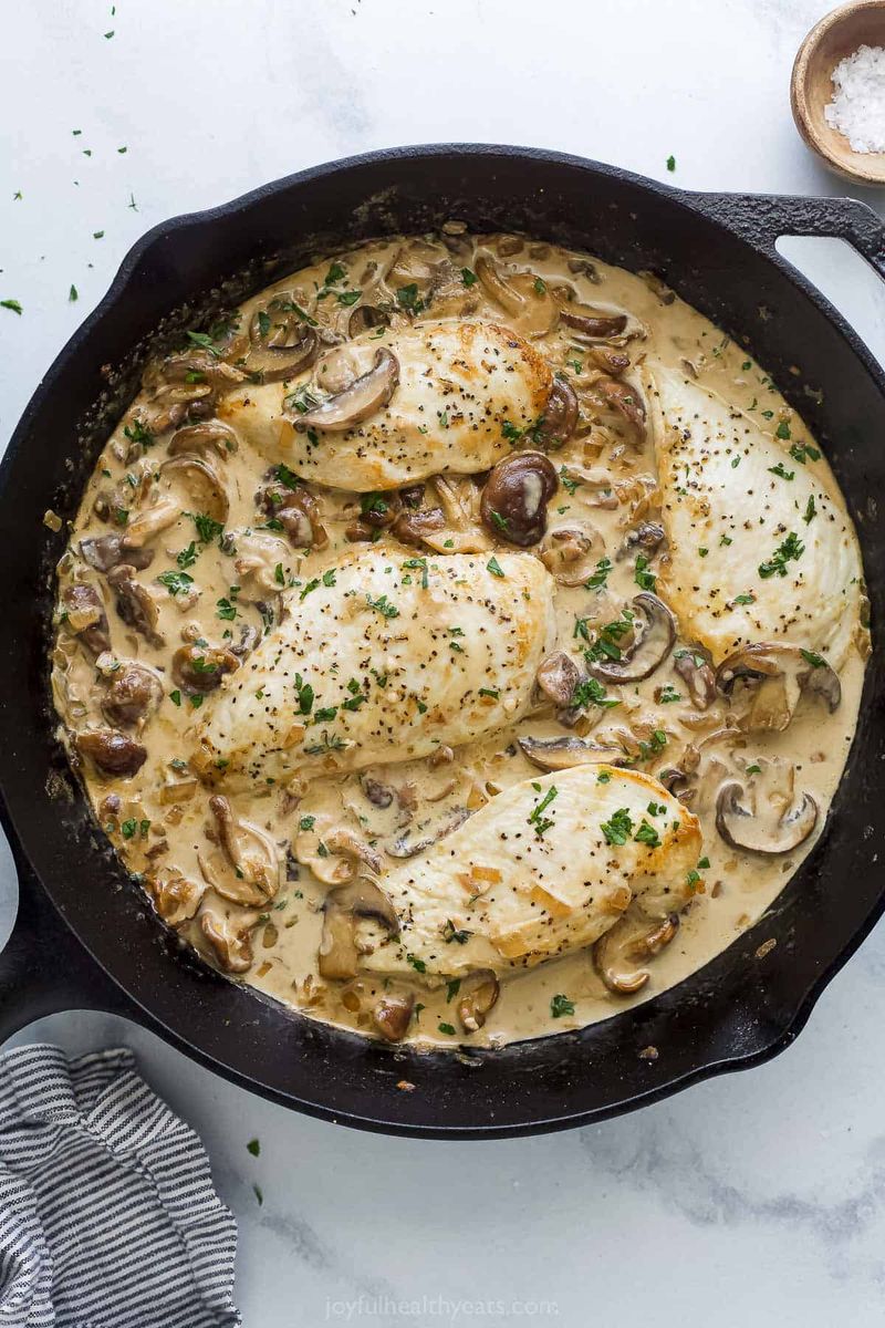 Lemon Mushroom Chicken