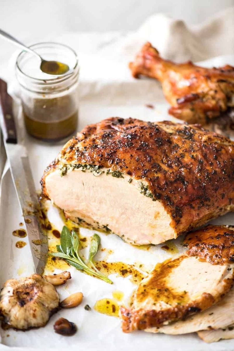 Herb Butter Roasted Turkey Breast