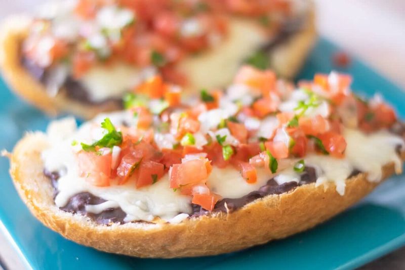 Molletes with Pico de Gallo