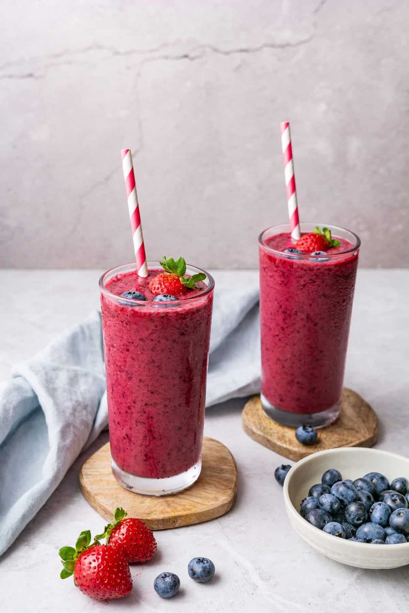 Strawberries (in smoothies)