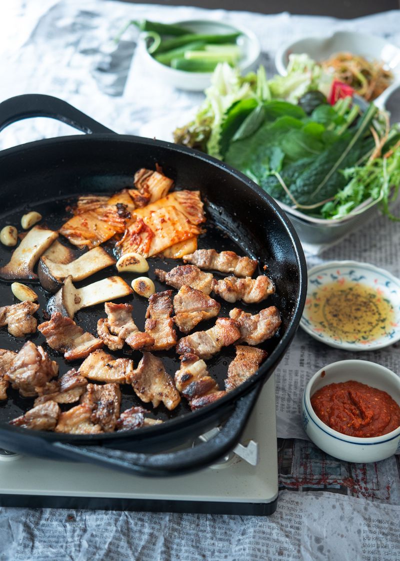 Korean BBQ samgyeopsal