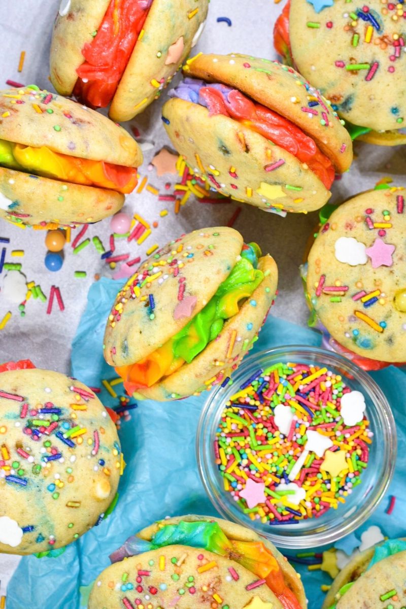 Rainbow Whoopie Pies