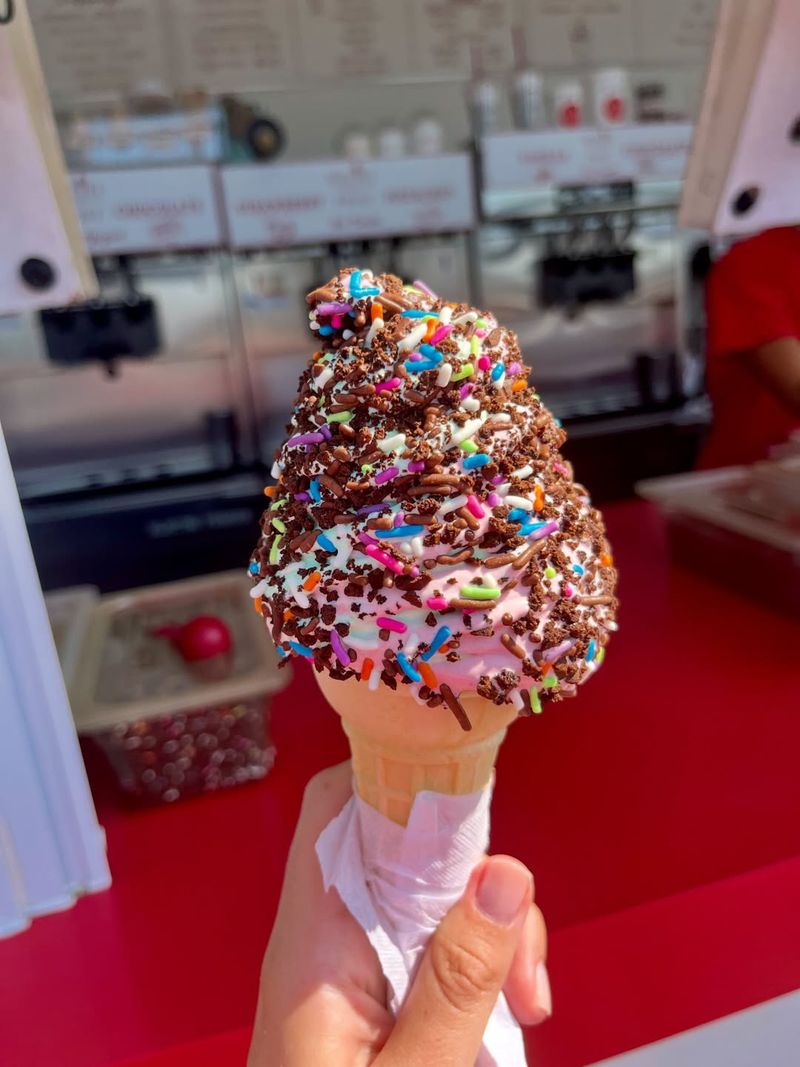 Soft-Serve Cone With Sprinkles