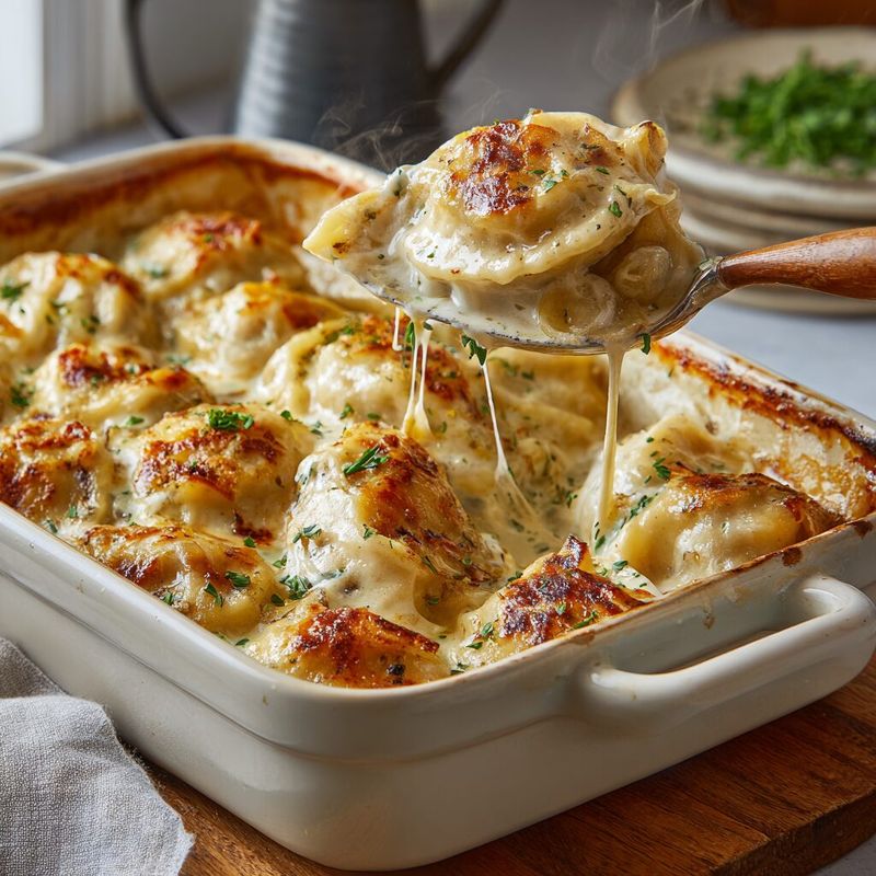 Bake a Cozy Pierogi Casserole
