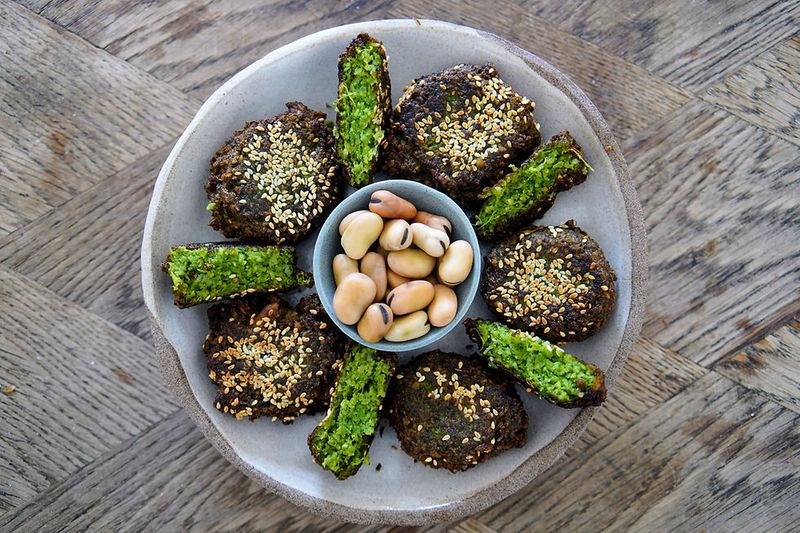 Falafel style fried patties