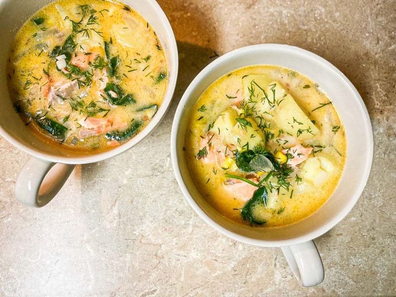 Salmon Chowder (Washington)
