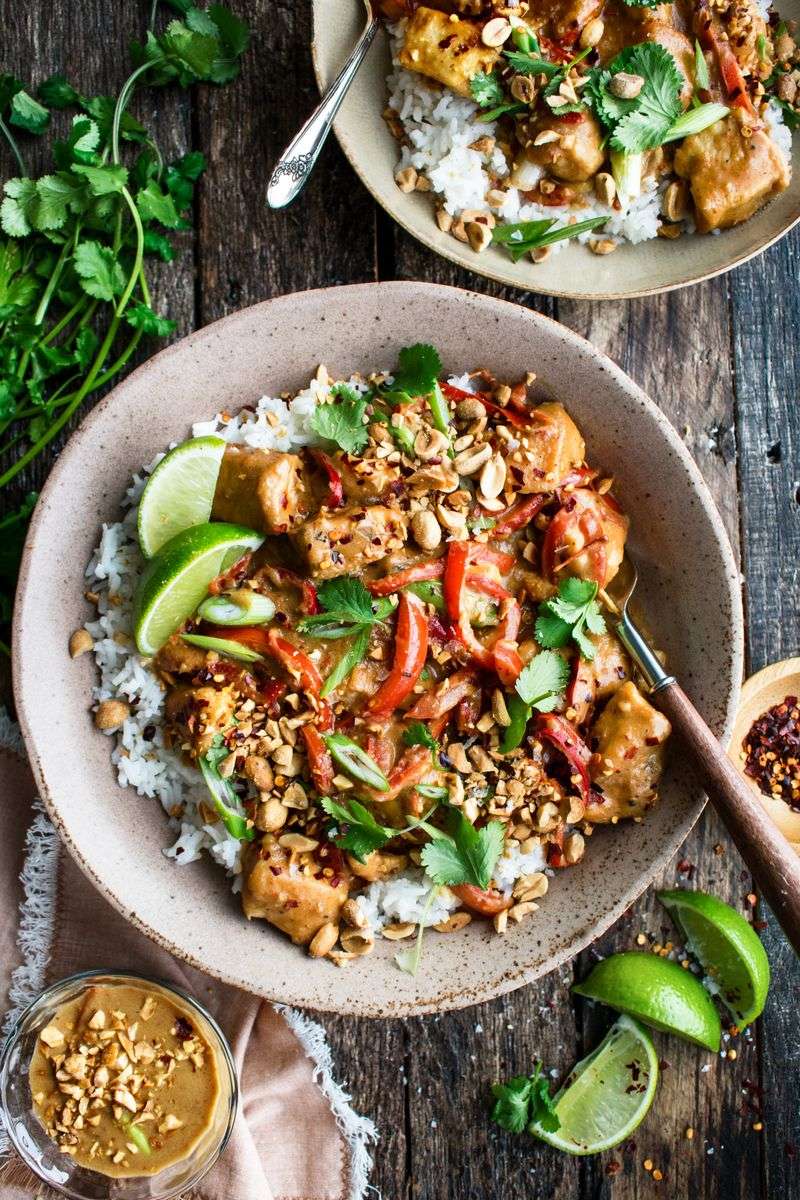 Thai-Inspired Peanut Chicken