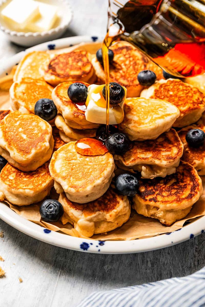 Mini Pancake Stacks You Make Ahead