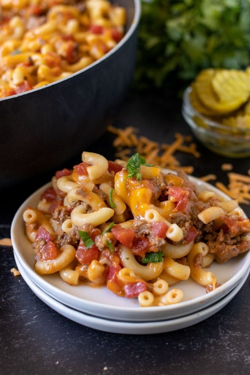 Cheeseburger Skillet