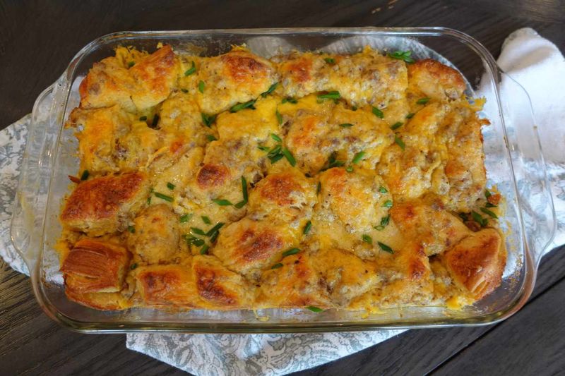 Biscuit Breakfast Casserole