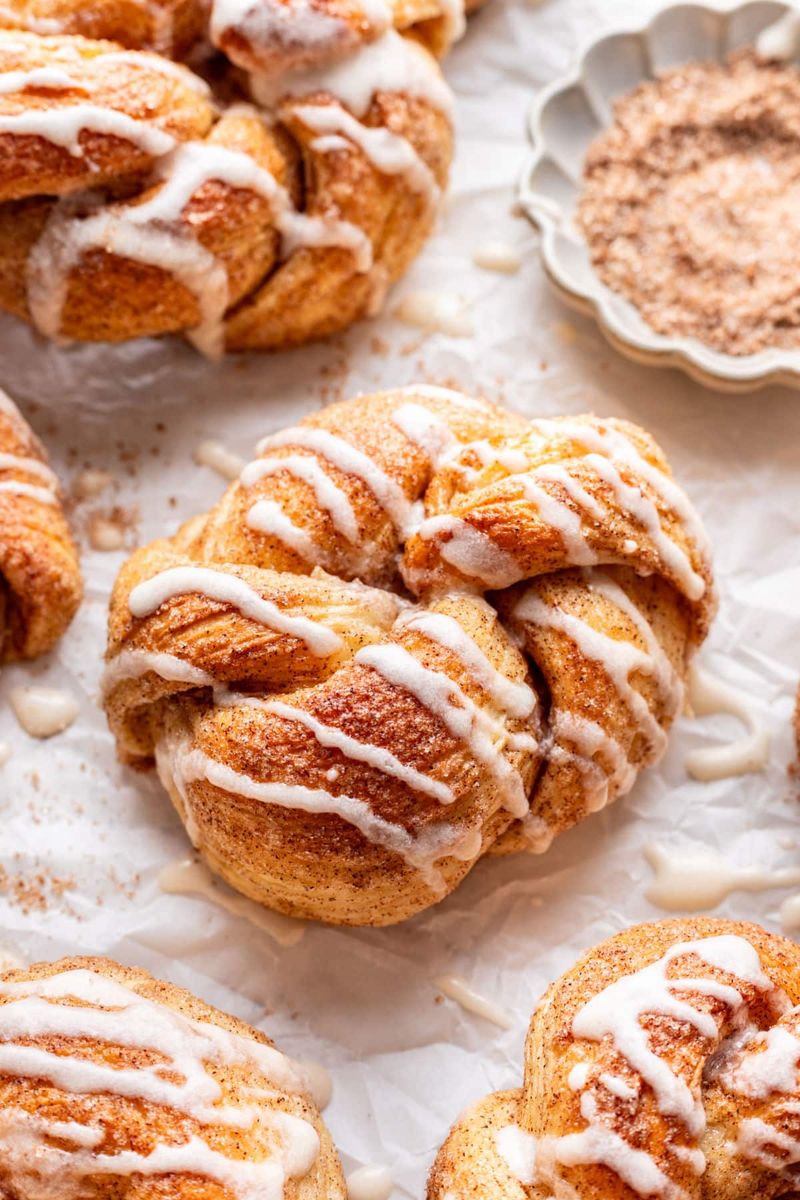 Crescent Dough Cinnamon Knots