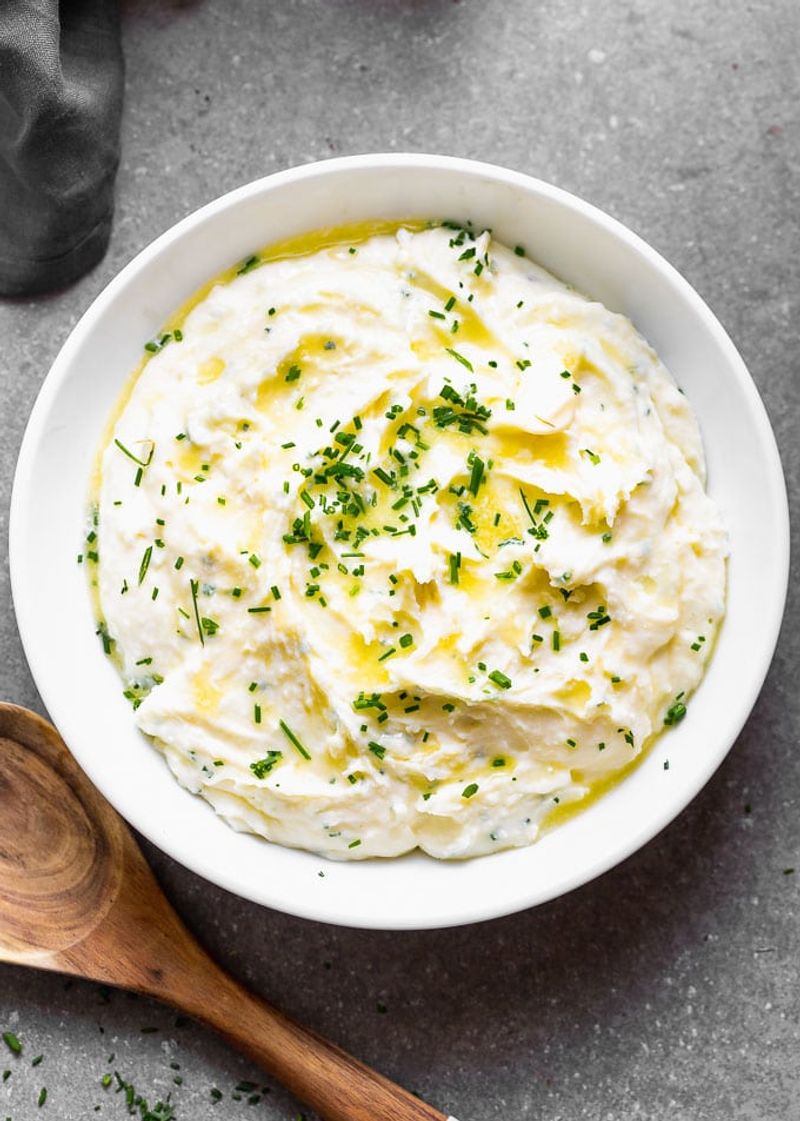 Cream Cheese in Mashed Potatoes