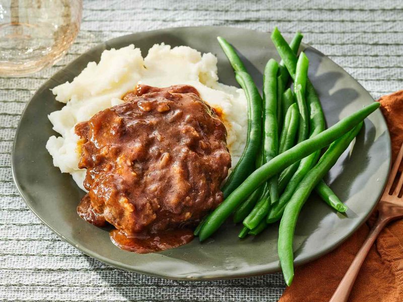 Salisbury steak with gravy