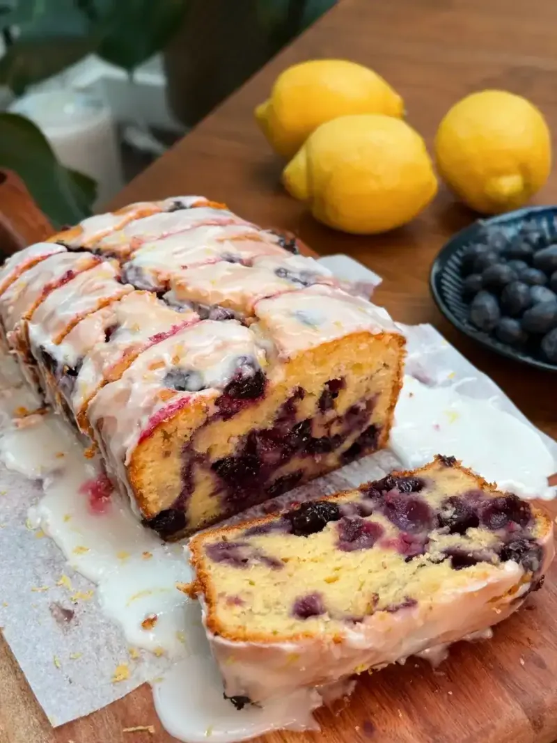 Blueberry Lemon Yogurt Cake