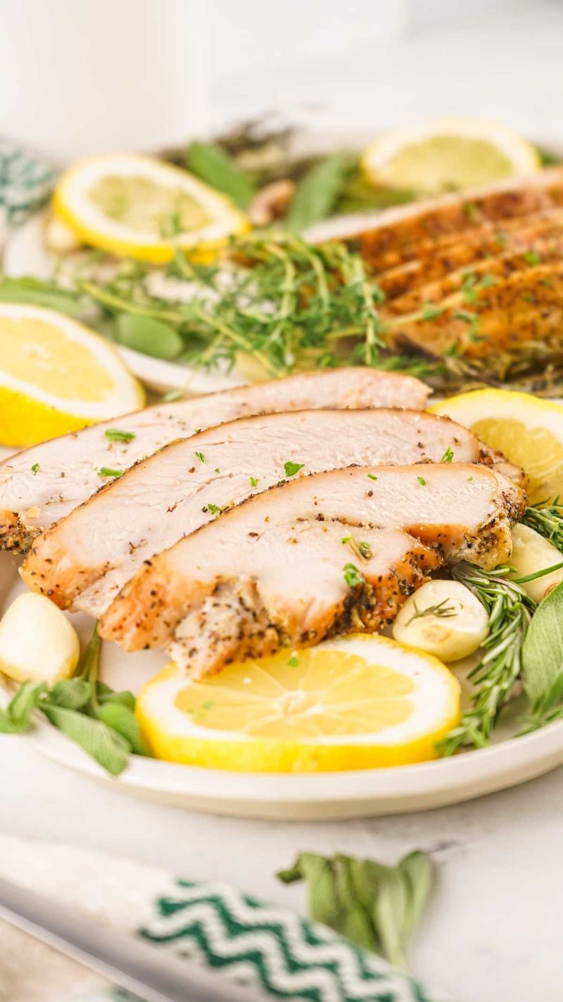 Herb Butter Smoked Turkey Breast