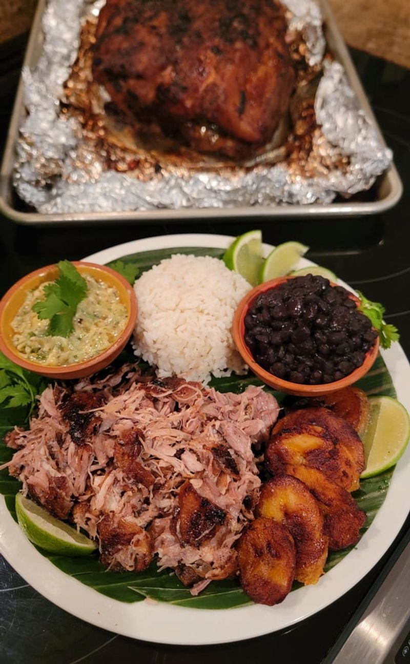 Florida — Cuban-Style Roast Pork with Black Beans and Rice