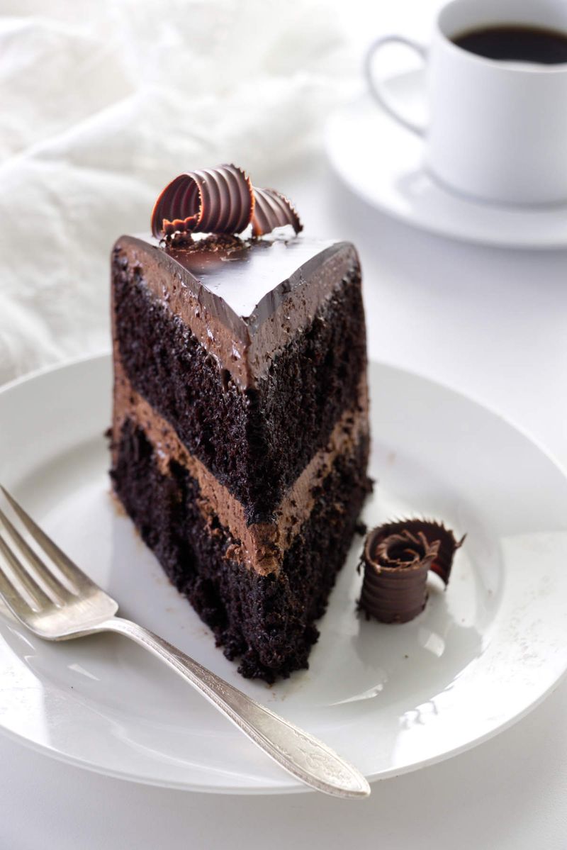 Chocolate Cake Slice