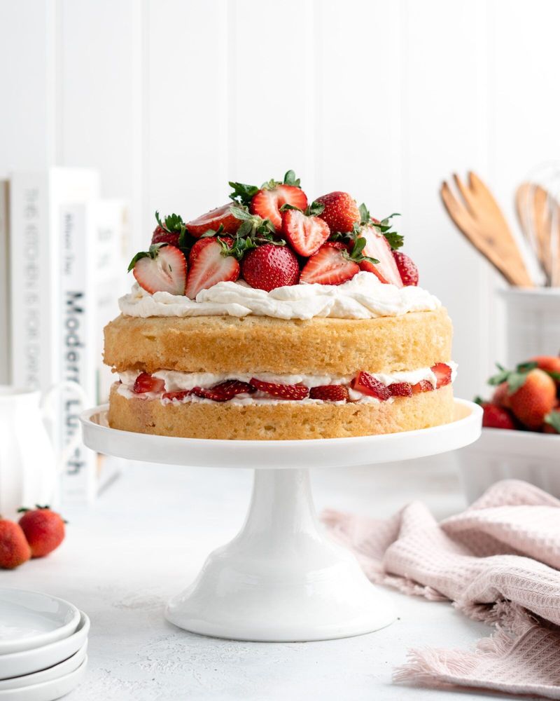 Strawberry Shortcake Layer Cake