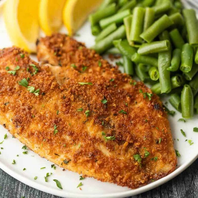Parmesan Crusted Tilapia