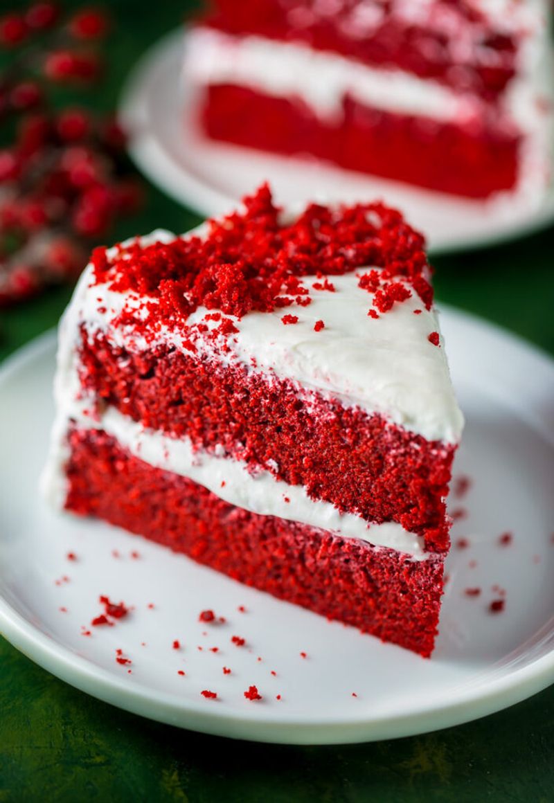 Red Velvet Cake With Cream Cheese Frosting