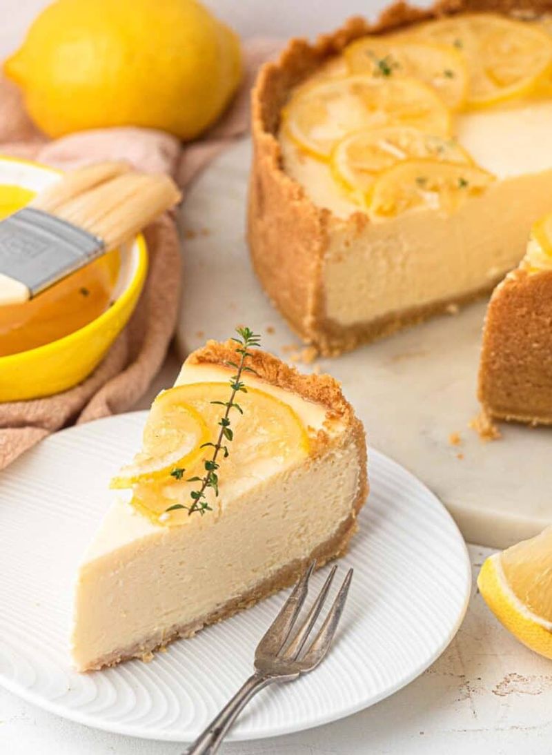 Meyer Lemon Ricotta Cheesecake