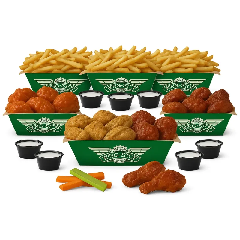 Wingstop 50 pc Party Pack